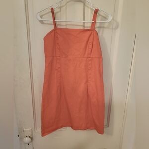 Coral Scalloped Stitch Summer Dresd